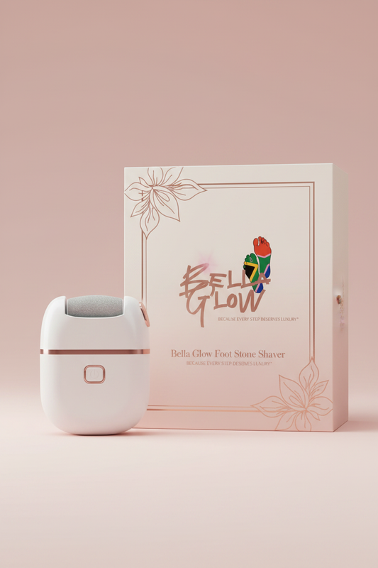 Bella Glow Foot Stone Shaver - Product Box Mockup