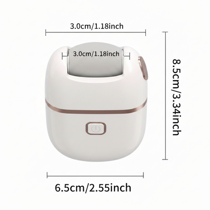 Bella Glow Foot Stone Shaver - Size Dimensions